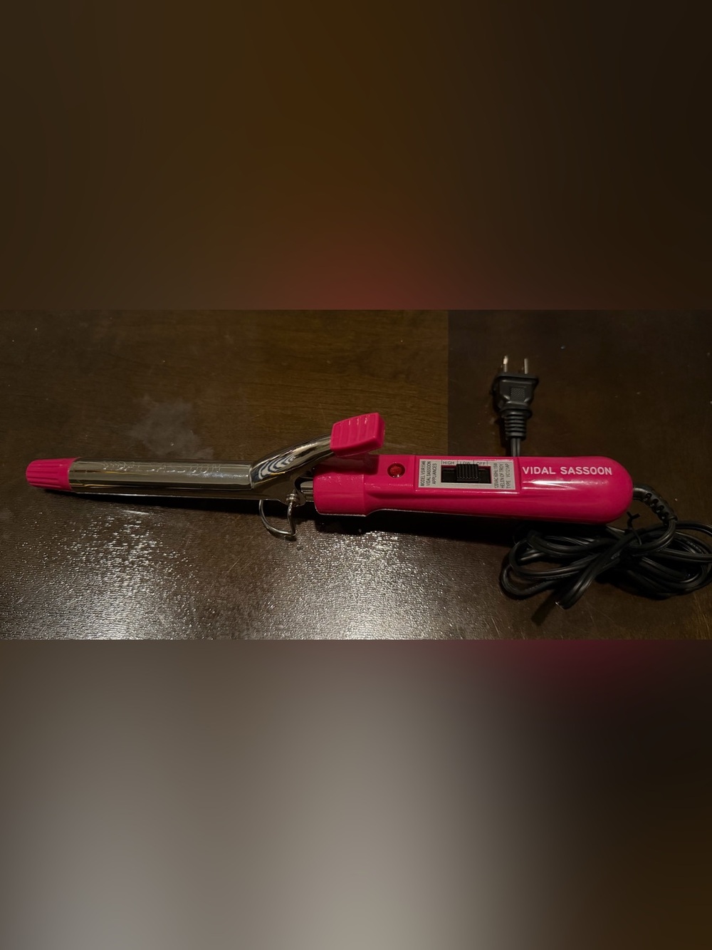 Pink Mini Curling Iron - Compact Hair Styler
